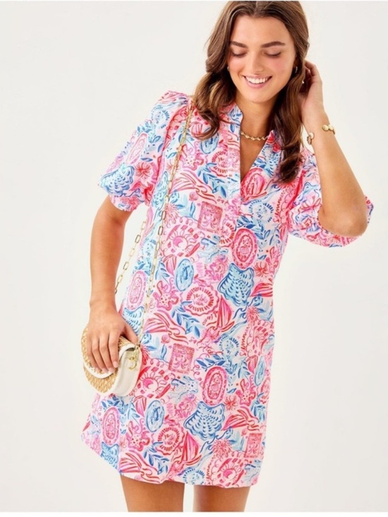 Lilly Pulitzer Dresses & Skirts - NWT LILLY PULITZER
MIALEIGH LINEN DRESS LIL
SUN SEA SAND